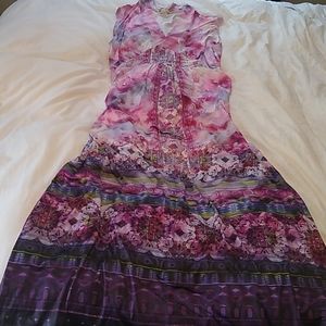 ⚠️5️⃣for💲3️⃣0️⃣Boho sleeveless stretch maxi dress